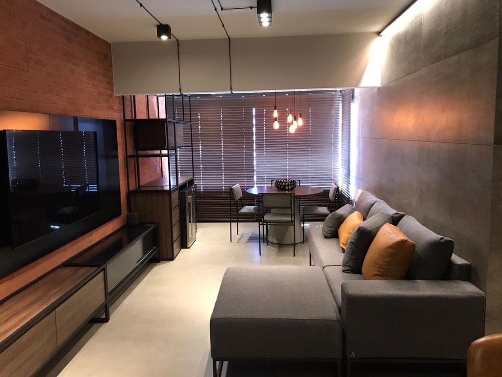 Reforma residencial completa com modernização de ambientes